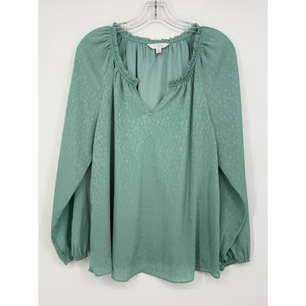 Lauren Conrad Women's Long Sleeve Blouse Medium